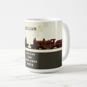 Personalized Train Lover Coffee Mug