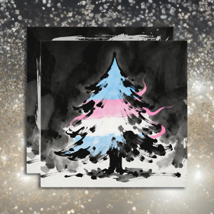 Personalized Transgender Christmas Poem Holiday Card