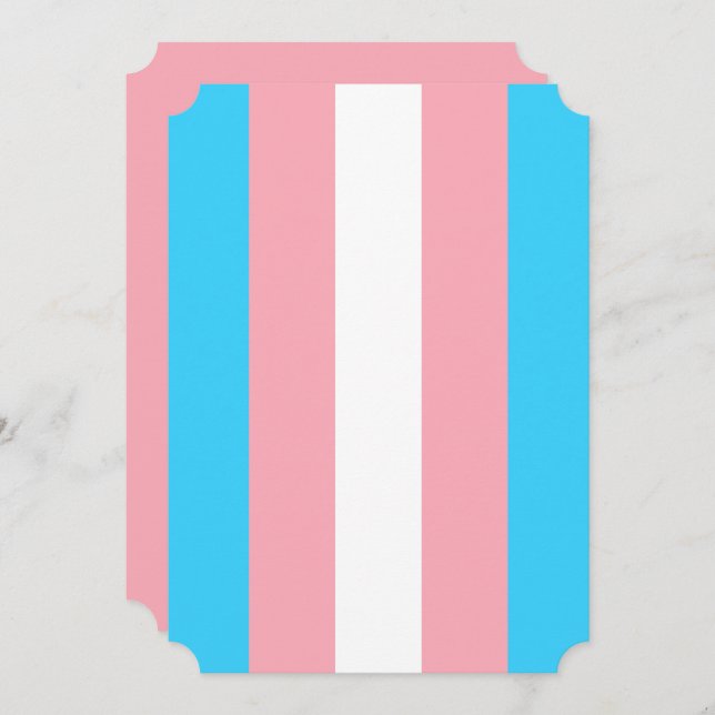 Personalized Transgender Flag (Front/Back)