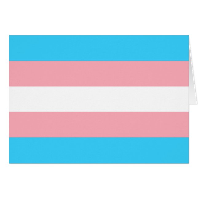 Personalized Transgender Flag (Front Horizontal)