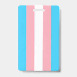 Personalized Transgender Flag Badge