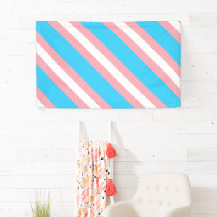 Personalized Transgender Flag Banner