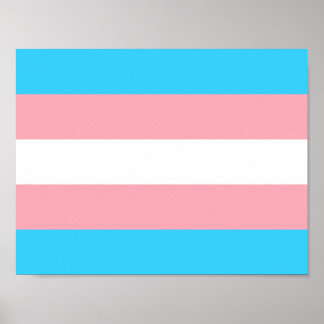 Personalized Transgender Flag Poster