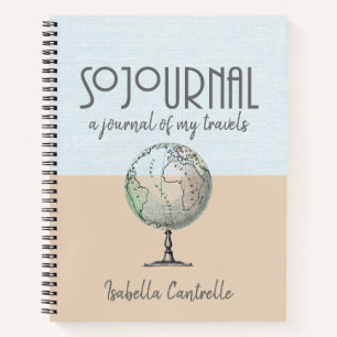 Personalized Travel And Vacation Journal
