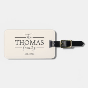 Personalized Travel Luggage VacationTag Tag