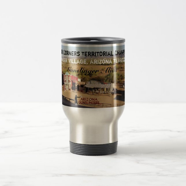 Personalized Travel Mug - Four Corners Territorial (Center)