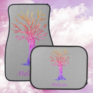 Personalized Tree of Life Car Mat