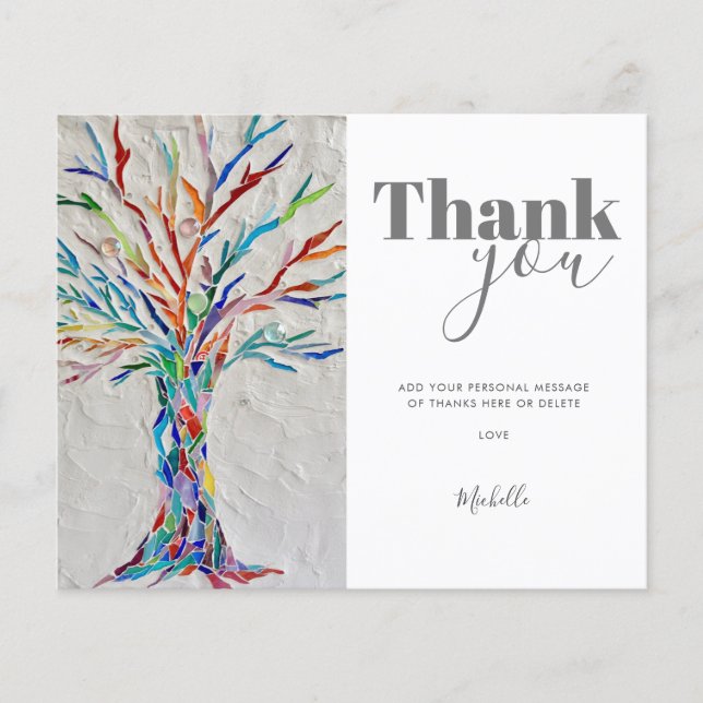 Personalized Tree of Life Thank You  Flyer (Front)