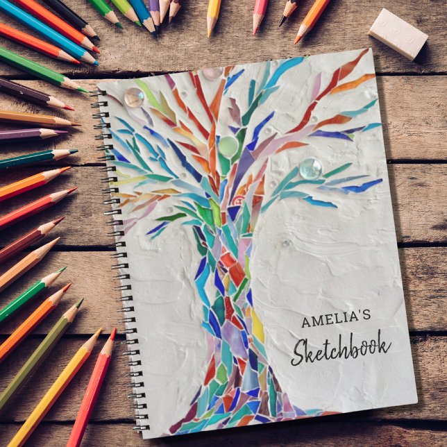 Personalized Tree Sketchbook Notebook (Creator Uploaded)