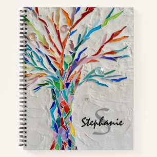 Personalized Tree Spiral Notebook
