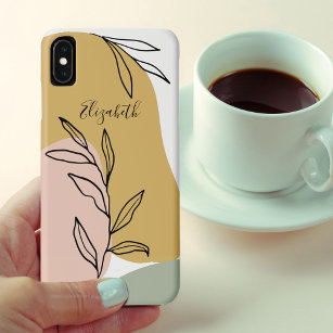 Personalized Trendy Abstract Shapes Case-Mate iPhone Case