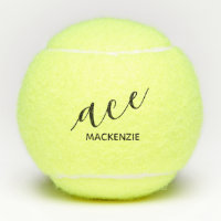 Personalized Trendy Modern Initials ACE