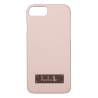 Personalized Trendy Pink Leather Iphone case