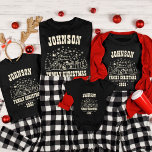 Personalized Trendy Snowman Family Christmas T-Shirt<br><div class="desc">Celebrate the holiday season in style with the Personalized Trendy Snowman Family Christmas T-Shirt. This festive tee features an adorable snowman design customized with each family member’s name, making it a fun and unique addition to your Christmas wardrobe. Whether you’re looking for adult unisex sizes or youth and toddler options,...</div>