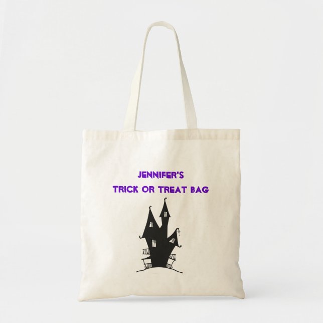 Personalized Trick or Treat Bag (Front)