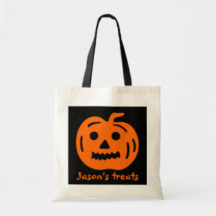 Personalized trick or treat bag for Halloween