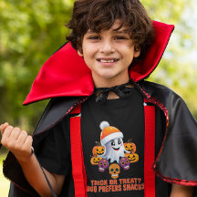 Personalized Trick or Treat Boo Funny Halloween