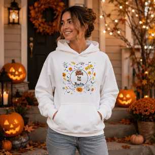 Personalized Trick or Treat Cute Halloween Adult Hoodie