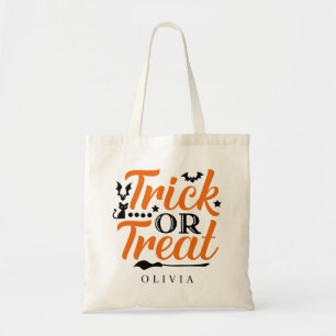 Personalized Trick Or Treat Halloween Candy Bag
