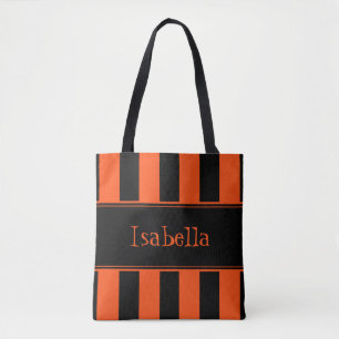 Personalized Trick or Treat Tote Bag