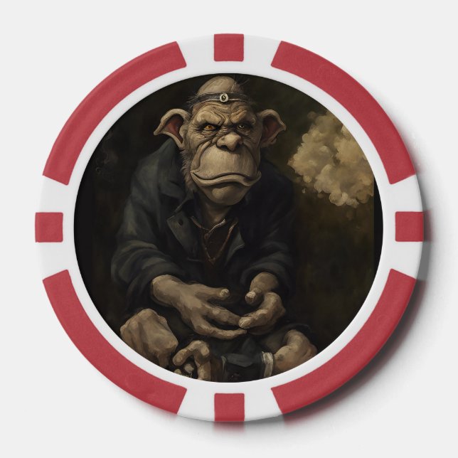 Personalized Troll Composite Poker Chips (Front)