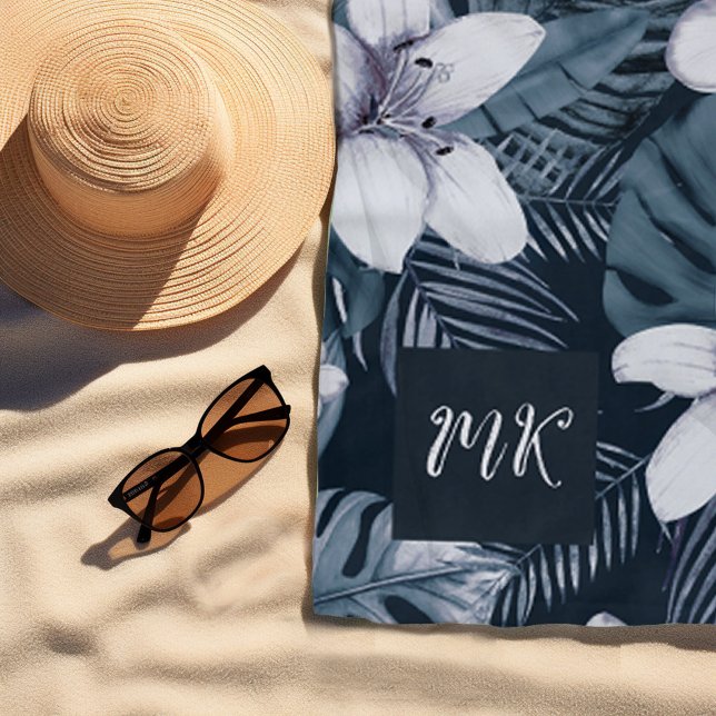 Personalized Tropical Beach Towel (Creator Uploaded)