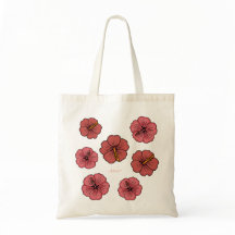 Personalized Tropical hibiscus pattern