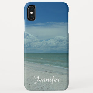 Personalized Tropical Island Beautiful Aqua Beach iPhone XS Max Case