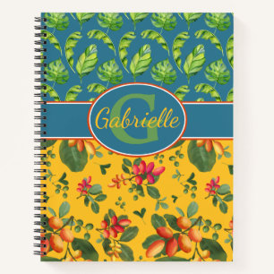 Personalized Tropical Island Notebook
