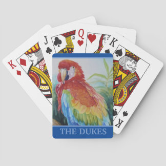 Personalized Tropical Playing Cards