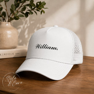 Personalized Trucker Hat with Custom Name