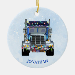 Personalized  Trucker Ornament