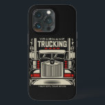 Personalized Trucking 18 Wheeler BIG RIG Trucker  iPhone 13 Pro Case<br><div class="desc">Personalized Eighteen Wheeler Trucker Big Rig Semi Truck Trucking Company Design - Customize with your Name and Custom Text!</div>
