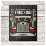 Personalized Trucking 18 Wheeler BIG RIG Trucker  Jigsaw Puzzle<br><div class="desc">Personalized Eighteen Wheeler Trucker Big Rig Semi Truck Trucking Company Design - Customize with your Name and Custom Text!</div>