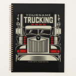 Personalized Trucking 18 Wheeler BIG RIG Trucker Planner<br><div class="desc">Personalized Eighteen Wheeler Trucker Big Rig Semi Truck Trucking Company Design - Customize with your Name and Custom Text!</div>
