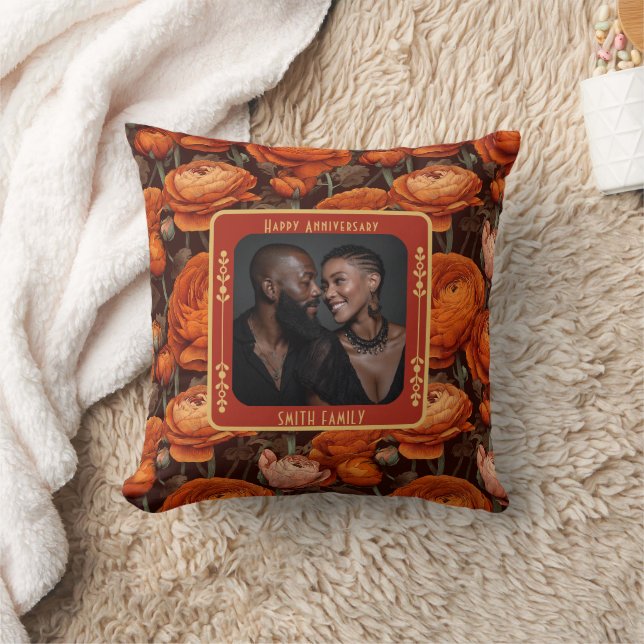 Personalized True Love5Th Anniversary Throw Pillow (Blanket)