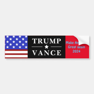 Personalized Trump Vance 2024  Bumper Sticker