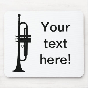 Personalized Trumpet Mouse Pad