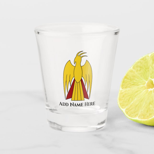 Personalized TSDS Arisdale  Shot Glass (Front)