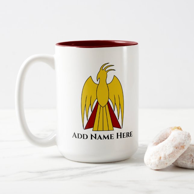 Personalized TSDS Arisdale   Two-Tone Coffee Mug (With Donut)