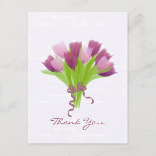 Personalized Tulips Postcard
