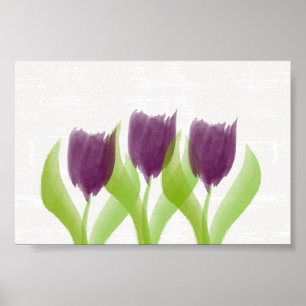 Personalized Tulips Poster