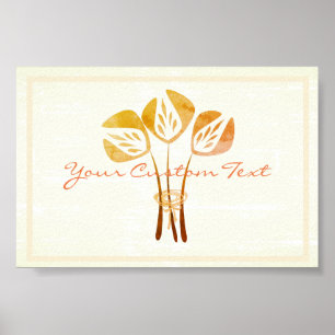 Personalized Tulips Poster