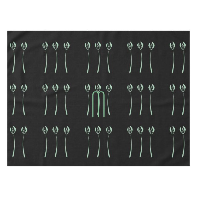 Personalized Tulips Tablecloth (Front (Horizontal))