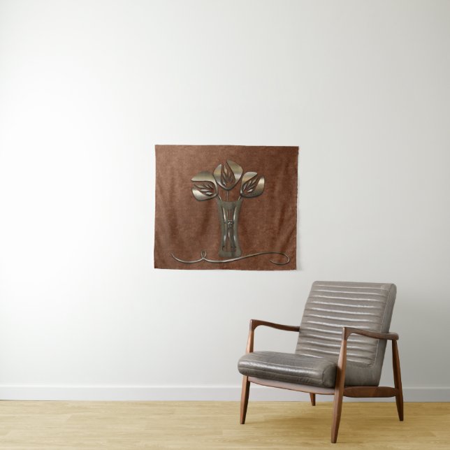 Personalized Tulips Tapestry (In Situ (Horizontal))
