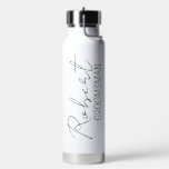 Personalized Tumbler for Men, Gift for Him, Grooms Water Bottle<br><div class="desc">Personalized Tumbler for Men,  Gift for Him,  Groomsmen Gifts,  Best Man Gift,  Gift,  Bachelor Party Gifts,  Dad Gifts,  Husband Gift</div>