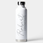 Personalized Tumbler for Men, Gift for Him, Grooms Water Bottle<br><div class="desc">Hydrate in rugged style with this high-quality personalized tumbler for men, designed to keep his favourite beverages perfectly chilled or steaming hot. This exceptional gift for him is ideal for groomsmen gifts, serving as an incredibly thoughtful best man gift or an essential addition to your bachelor party gifts. Whether you...</div>