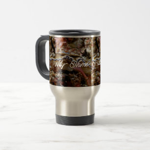 Personalized  Tumbler With Handle, Lid, and Straw Travel Mug