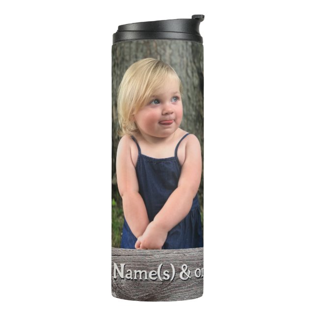 Personalized Tumblers with Pictures and Names,  (Rotated Left)