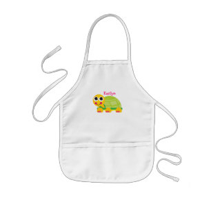 Personalized Turtle Apron for Kids